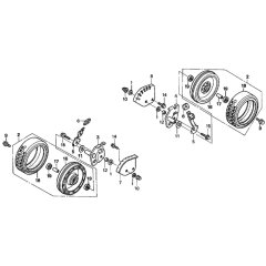 Front Wheel for Honda HRH536