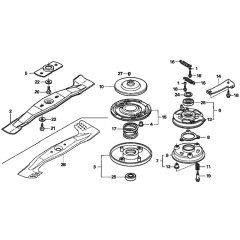 Rotary Blade for Honda HRH536