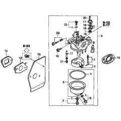 Carburetor for Honda HRH536