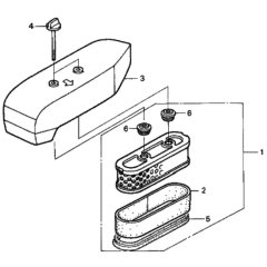 Air Cleaner for Honda HRH536