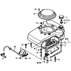 Fan Cover for Honda HRH536K2