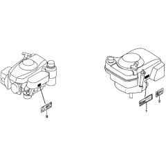 Honda HRH536K3 Label