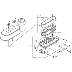 Air Cleaner for Honda HRH536K3