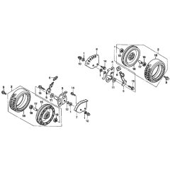 Front Wheel for Honda HRH536K4