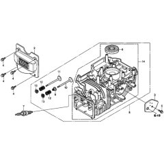 Cylinder Barrel for Honda HRX426C