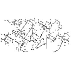 Handle Pipe for Honda HRX426C