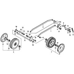 Front Wheel for Honda HRX426C