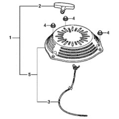 Recoil Starter for Honda HRX476C