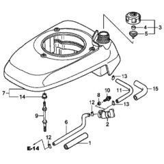 Fan Cover for Honda HRX476C