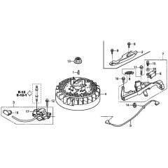Flywheel for Honda HRX476C1