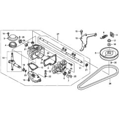 Transmission for Honda HRX476C1