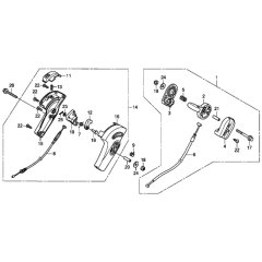 Throttle Lever for Honda HRX476C1