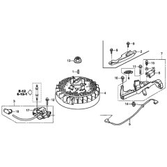 Flywheel for Honda HRX476C1