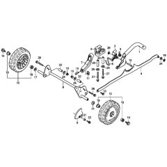 Front Wheel for Honda HRX476C1