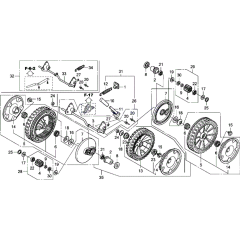 Wheels & Height Adjuster for Honda