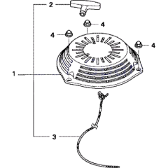 Recoil Starter for Honda HRX476 SX