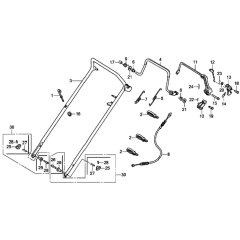 Handle Pipe for Honda HRX537C1