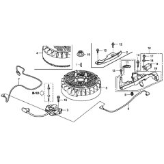 Flywheel for Honda HRX537C2