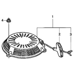 Recoil Starter for Honda HRX537C2