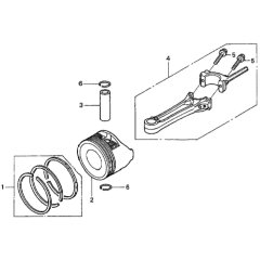 Piston for Honda HRX537C2