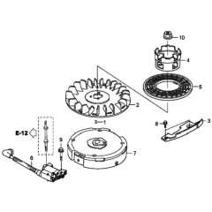 Flywheel for Honda HRX537C2
