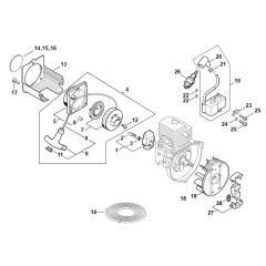 Rewind Starter & Ignition System