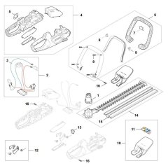 Main Assembly for Stihl HSA 40