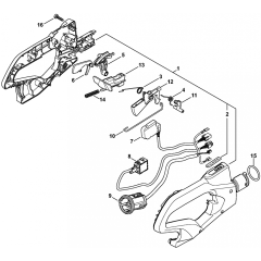 Stihl HSA94 Handle Assembly