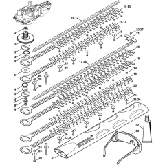Stihl Gear Head Assembly
