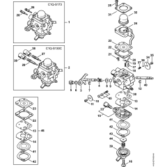 Carburetor Assembly for Stihl HT130