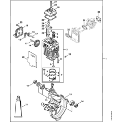 Engine Assembly for Stihl HT131