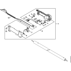 Handle Assembly for Stihl HT131