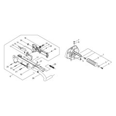 Shindaiwa HT230/EPA2 Handle