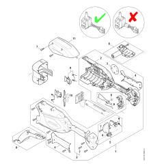 Handle Housing for Stihl HTA 86