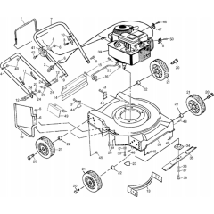 Husqvarna Husky Jet Assembly