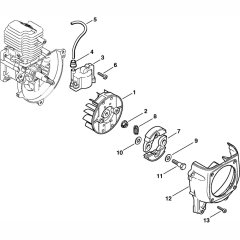 Ignition & Clutch for Stihl FR125