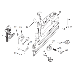 Handle Assembly for Paslode IM350+