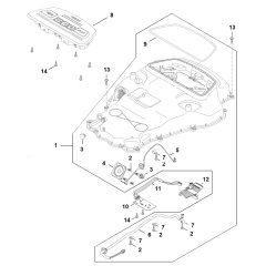 Housing Upper Part for Stihl iMOW 7.0