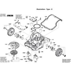 Bosch Indego 350 Mower Assembly