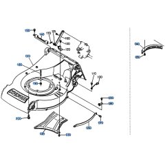 Deck Assembly for Kubota W5019-PC Mower