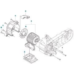 Motor for Husqvarna K1 PACE