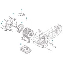 Motor for Husqvarna K1 PACE