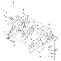 Handle for Husqvarna K540I