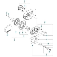 Belt Guard & Pulley Assembly