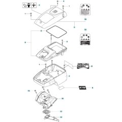 Cylinder Cover for Husqvarna K770