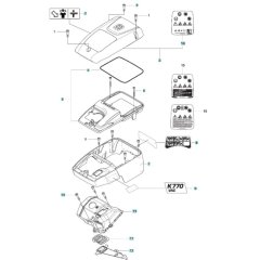 Cylinder Cover for Husqvarna K770