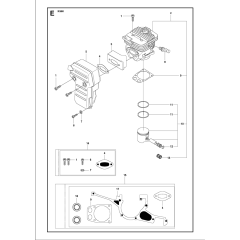 Cylinder & Muffler Assembly