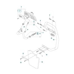 Handle Assembly for Husqvarna K970