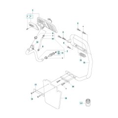 Handle Assembly for Husqvarna K970