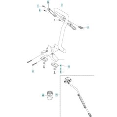 Handle Assembly for Husqvarna K970
